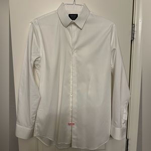 Nordstrom Men’s white non iron extra trim fit dress shirt. 16